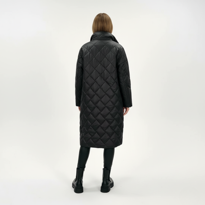 Fleur™ – Elegantiška pūkinė striukė su leopardžio pamušalu